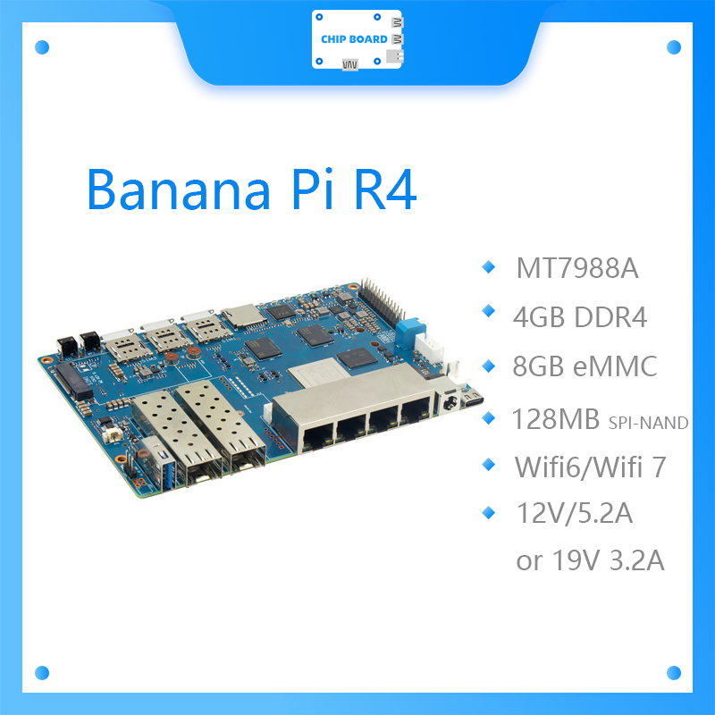 Banana Pi BPI R4 Wifi 7 Board  - Bananapi Bpi R4 Wifi 7 评论和价格