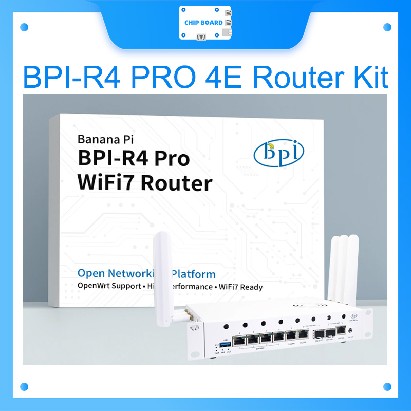 Banana Pi BPI-R4 PRO 4E Router - Bananapi Bpi R4 Wifi 7 评论和价格