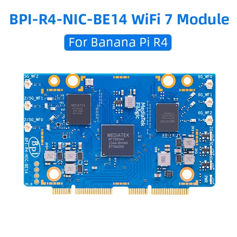 BPI-R4 BPI-R4-NIC-BE14 WiFi 7  - Bananapi Bpi R4 Wifi 7 评论和价格